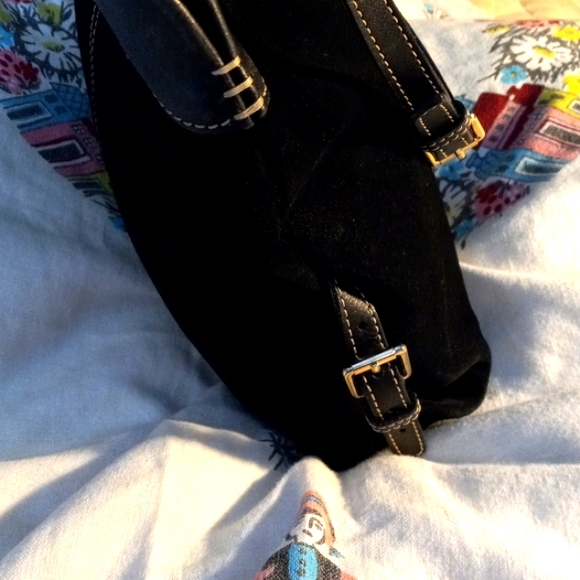 Dooney & Bourke Suede Shoulder Bag - Picture 4 of 8